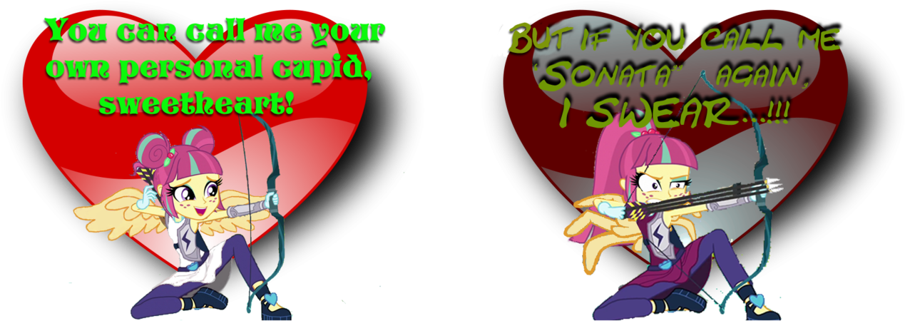 Archery, Arrow, Bipolar, Bow And Arrow, Bow , Cupid, - Cartoon (1280x455)