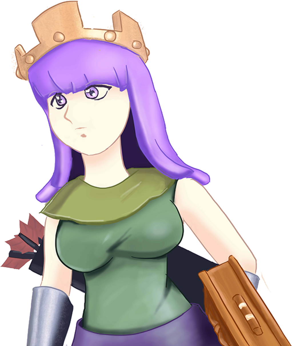 Clash Of Clans Clash Royale Archer Queen Drawing Deviantart - Clash Archer ...