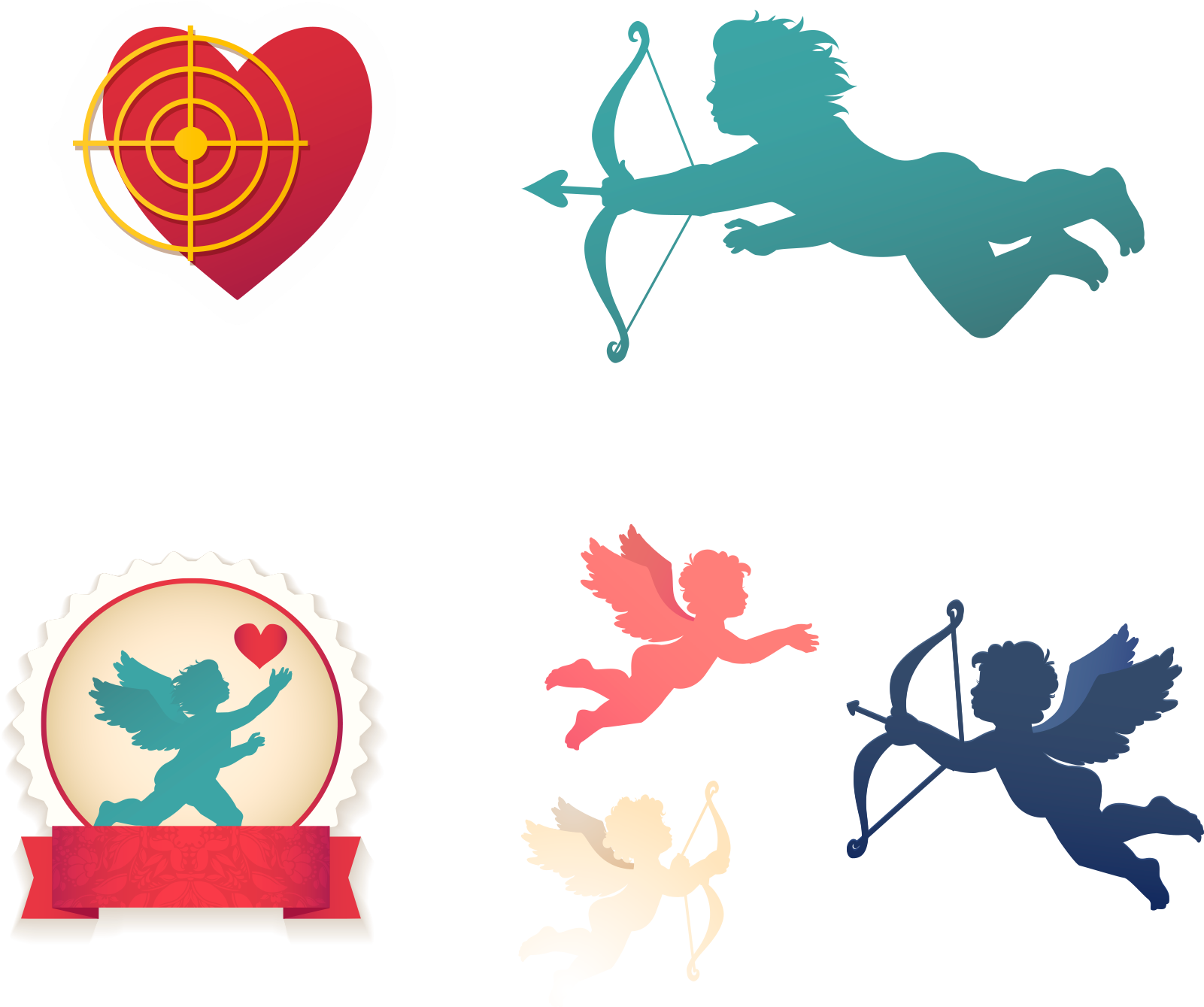 Cupid Valentines Day Arrow - Cupid Valentines Day Arrow (1600x1600)