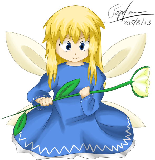 Blue Fairy By Popfan95b - The Fairy With Turquoise Hair (640x640)