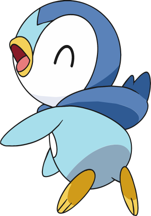 Piplup Prinplup Empoleon Delibird Pokemon Water Pokemon - Piplup (299x427)