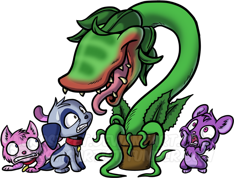 Littlest Shop Of Horrors By Nerostreet - Little Pet Shop Of Horrors (859x678)