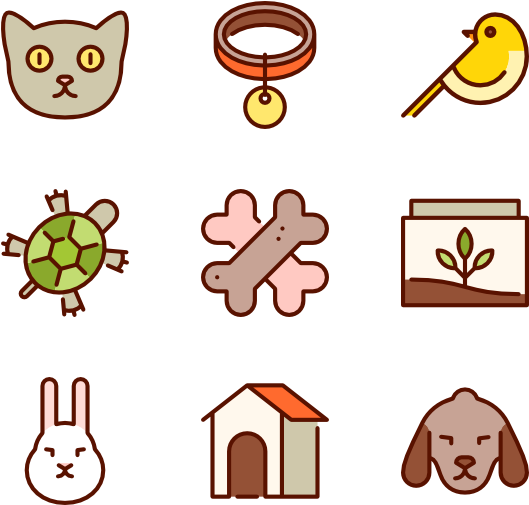 Flat With Line Pet Shop - Icon (600x564)