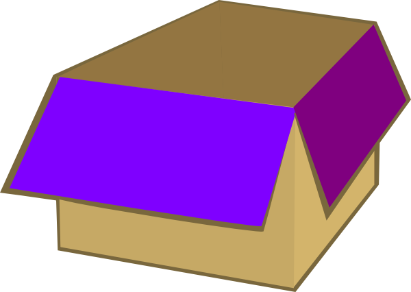 Box Clip Art At Clker - Out Of The Box (600x426)