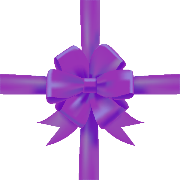 Ribbon Purple Icon3 - Free Purple Ribbon Vector (600x600)
