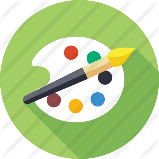 Paint Palette - Paleta De Pintor Png (512x512)
