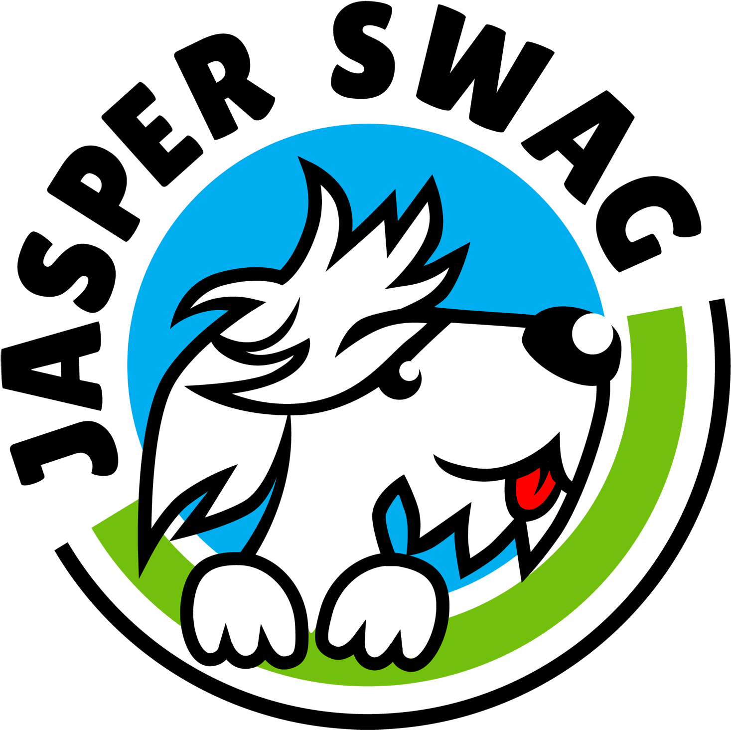Logo Design By Drago - Dog Walking (1500x1500)