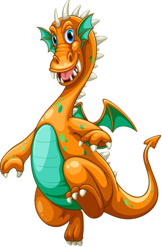 การ์ตูน มังกร 3 หัว (328x500)