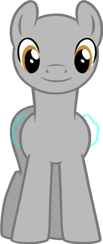 Male Pegasus Front - My Little Pony: Friendship Is Magic (400x949)