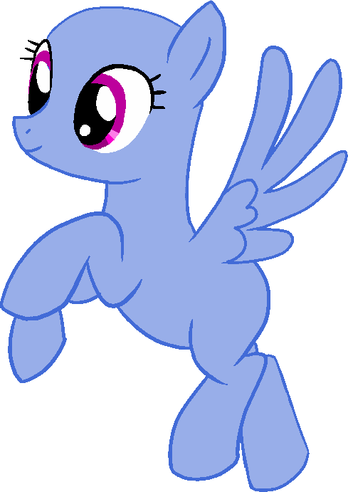 Mlp Pegasus Base By Stampmakerlkj - My Little Pony Pegasus (489x691)