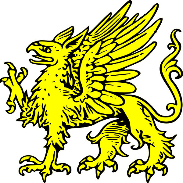 Griffin Passant Png Images - Heraldic Griffin (600x600)