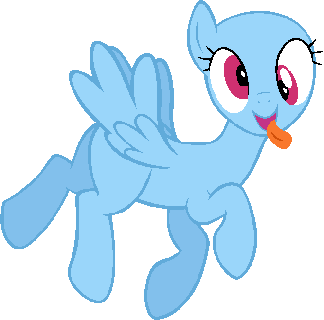 Drawn My Little Pony Happy - 彩虹 小 馬 (701x686)