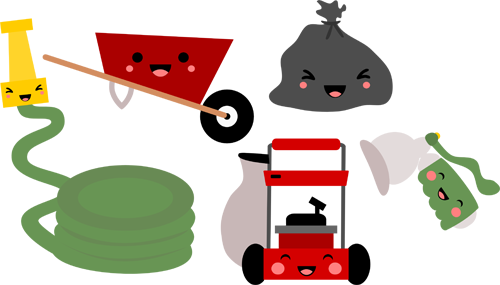 Kawaii Yardwork - Cutting (500x285)