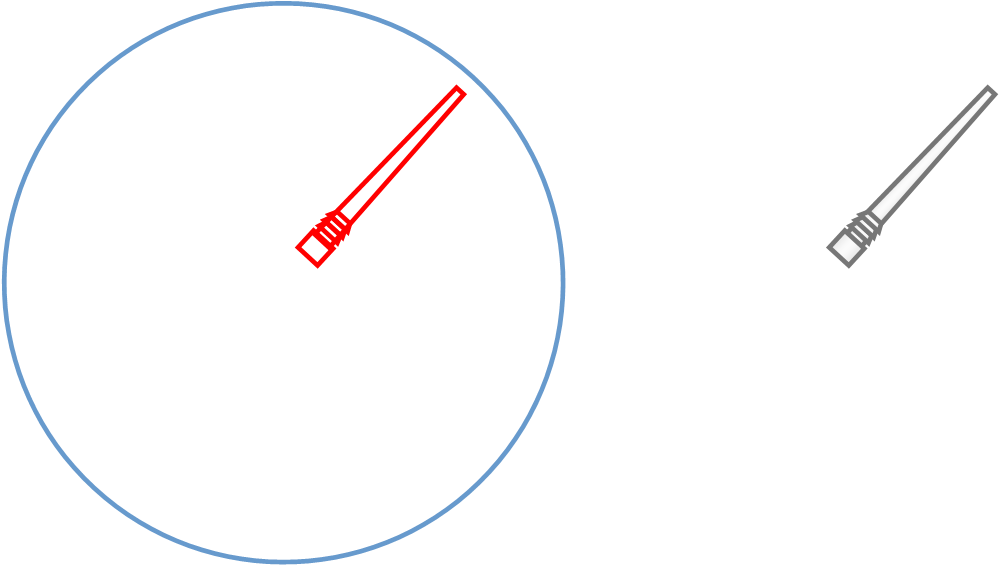 The Gun Is Constructed Of A Rectangle And A Number - Circle (1094x565)
