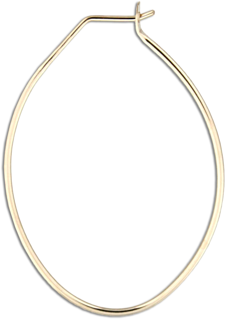 Oval Hoop Earrings - Nudity (1120x1120)