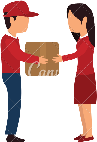 Delivery Van Icon - Cartoon (550x550)