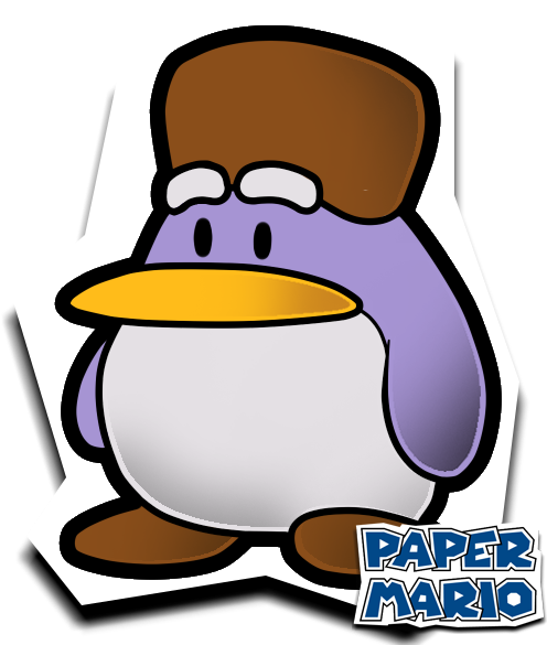 Mayor Penguin Pm Redone By Mucrush - Adã©lie Penguin (514x595)