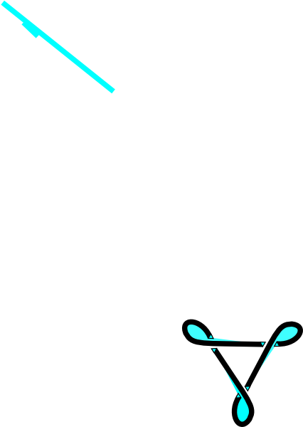 Squiggly Triangle Clip Art At Clker - Heirat-antrag-karte Karte (426x600)