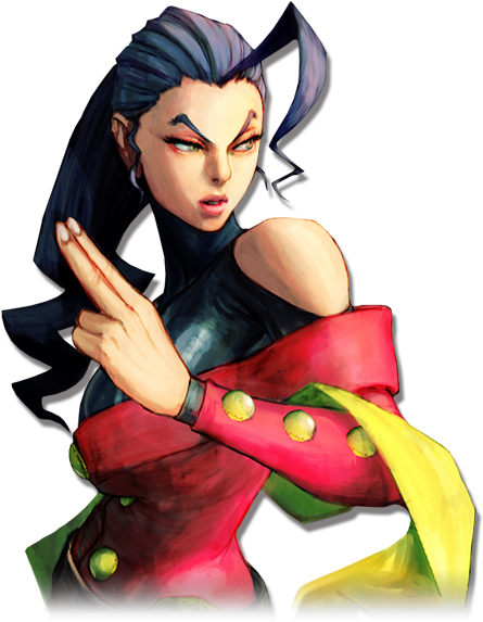 Source - Nichegamer - Com - Rose Street Fighter Png (500x600)