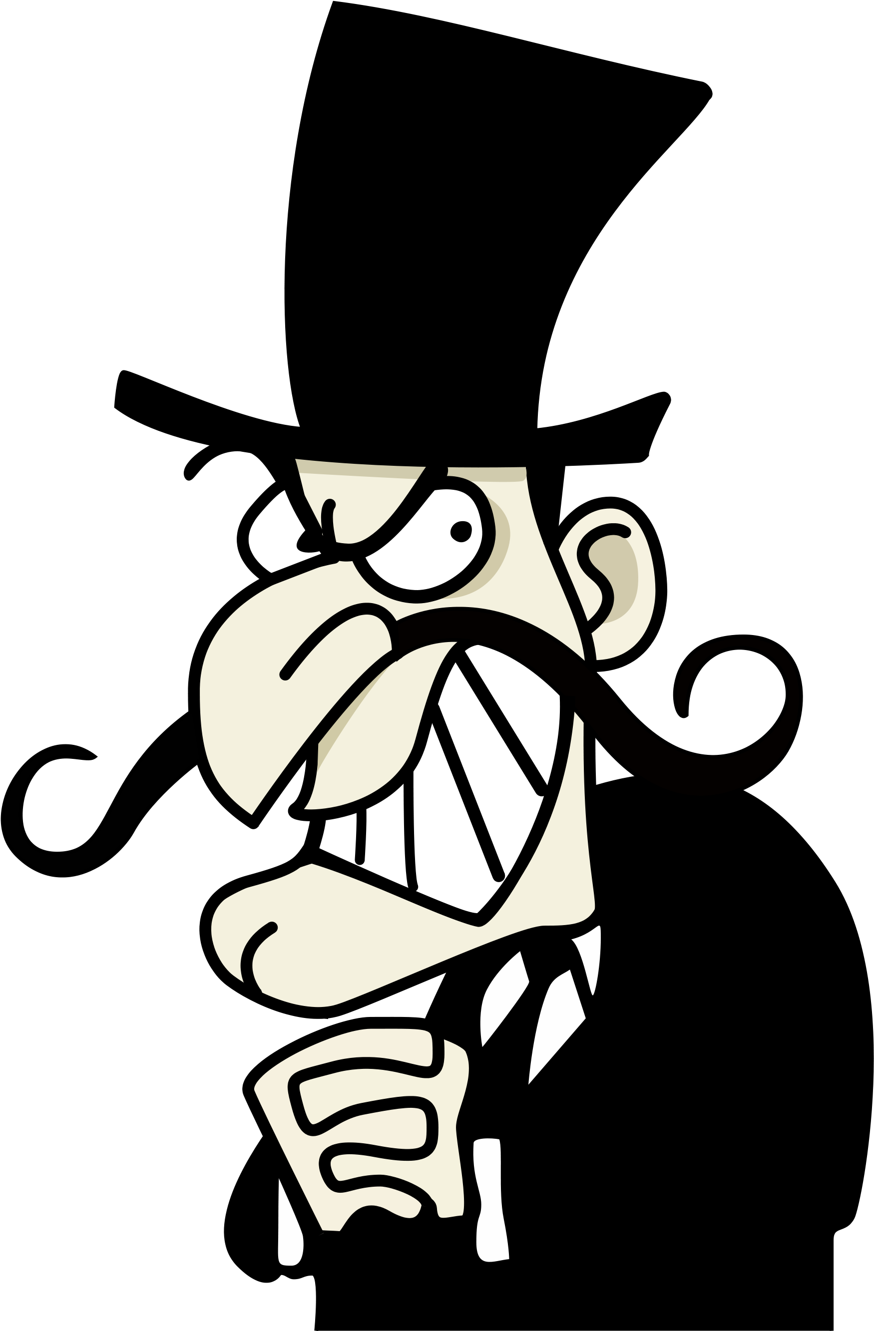 2000px-villianc Transparent Background - Snidely Whiplash (2000x2735)