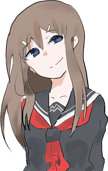 Ghost School Girl Render By Sakutaneko On Deviantart - Anime Girl School Render (500x634)