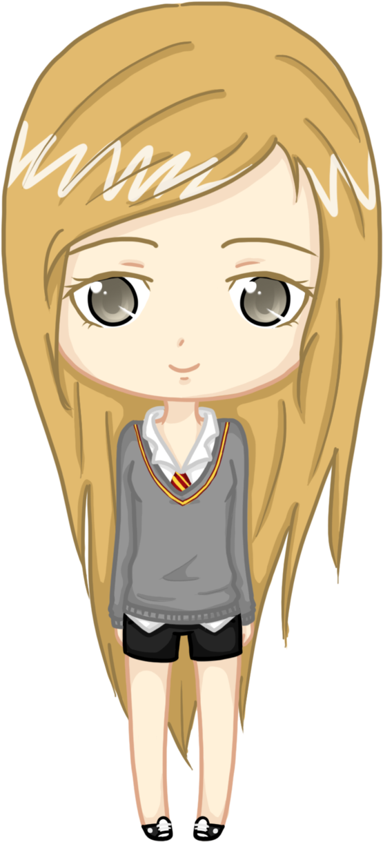 Chibi Girl By Shortiepower On Clipart Library - Chibi Girl Tansparent (632x1264)