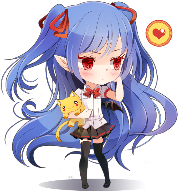 Mika By Ikr - Chibi Anime Character Transparent (620x811)