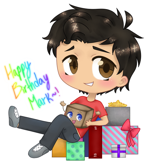 Happy Birthday Mark By Anime Weaboo Queen - Happy Birthday Mark Anime (582x648)