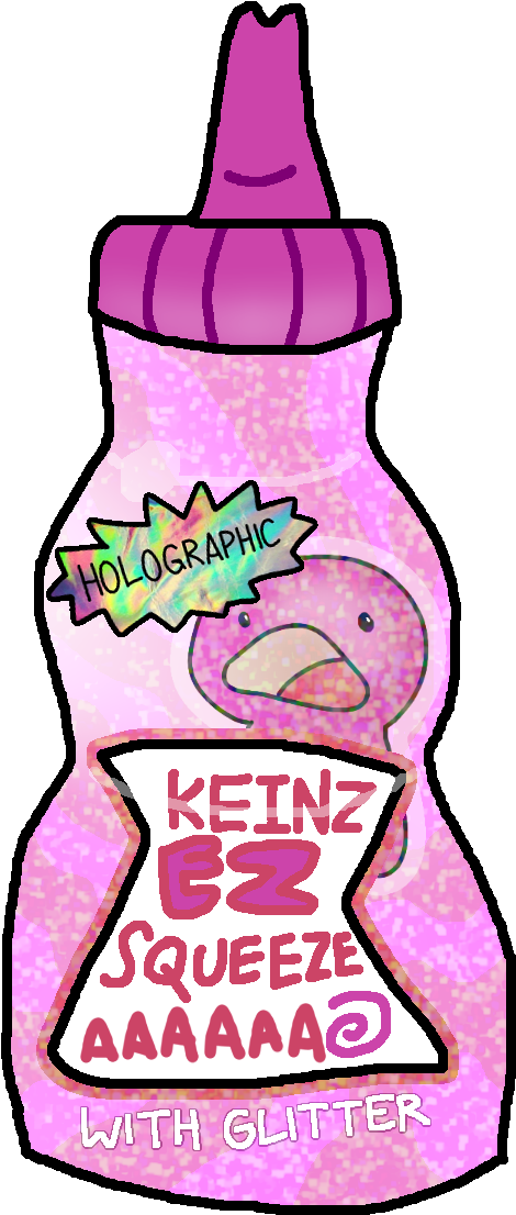 Keinz ⚞holographic⚟ Colored Ketchup - Keinz ⚞holographic⚟ Colored Ketchup (518x1147)
