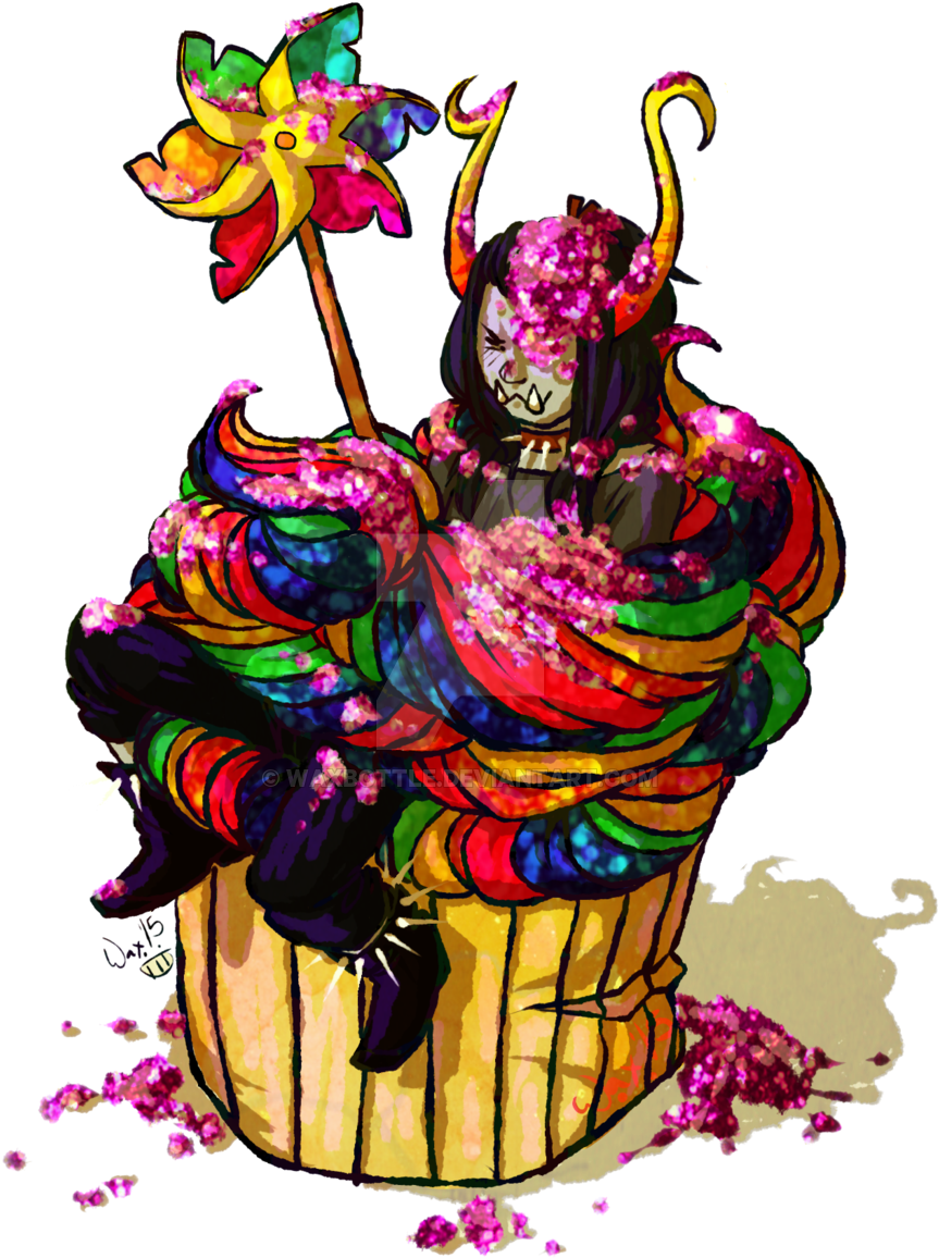 Please Don't Put Inedible Glitter On The Cupcakes By - Illustration (1024x1223)