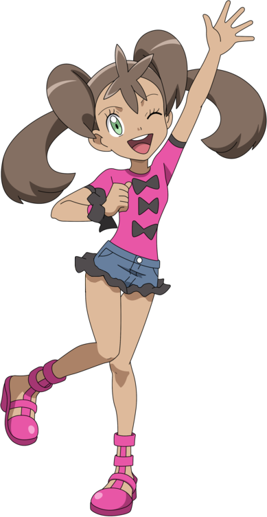 Character Information - Shauna Pokemon X And Y (389x753)