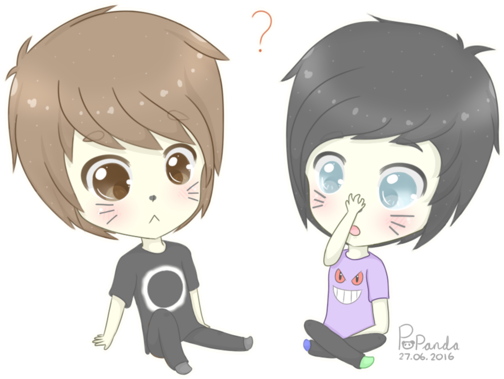 Draw This Again - Dan And Phil Chibi Drawings (1024x745)