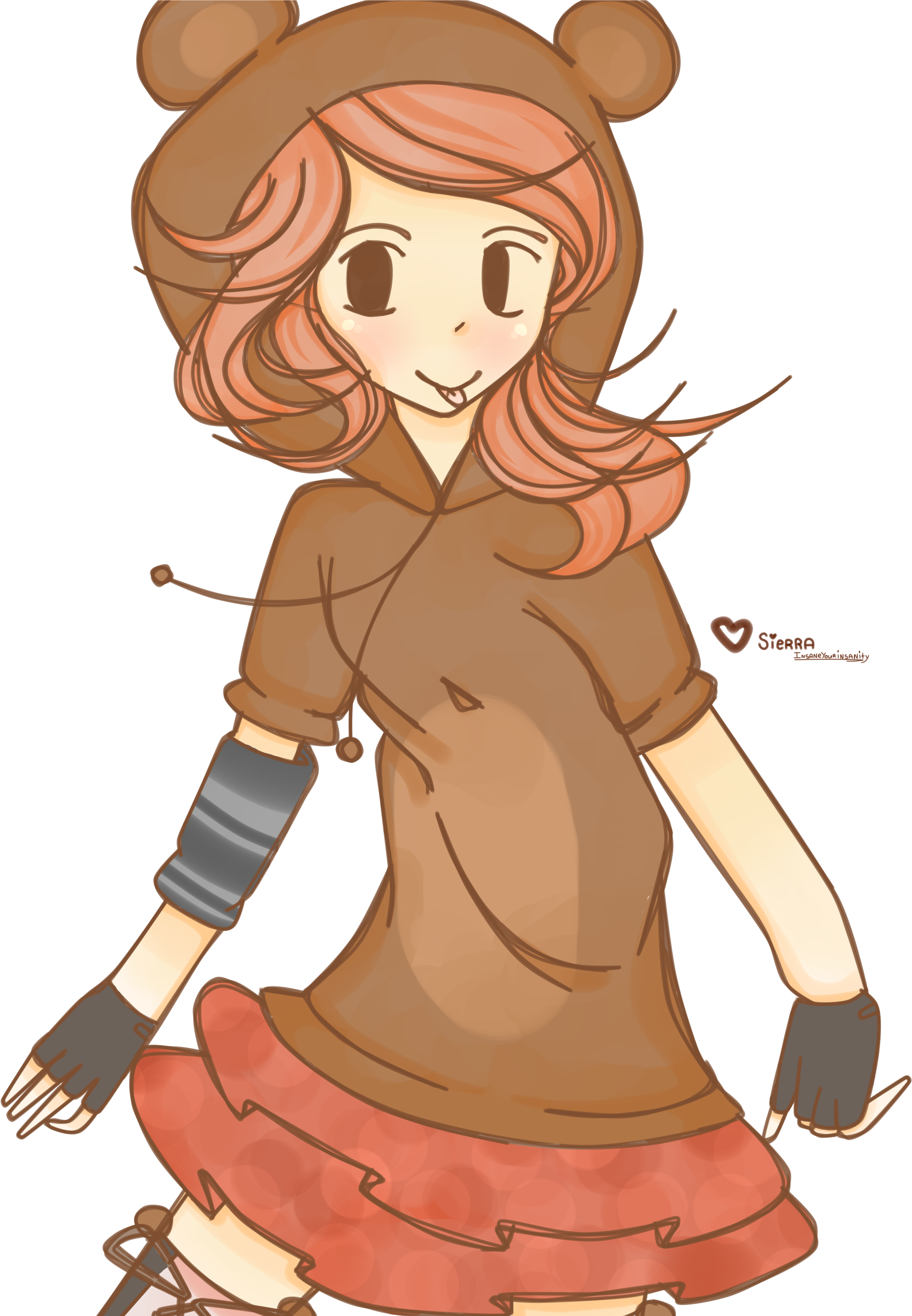 Girl In Bear Hoodie (3800x4700)