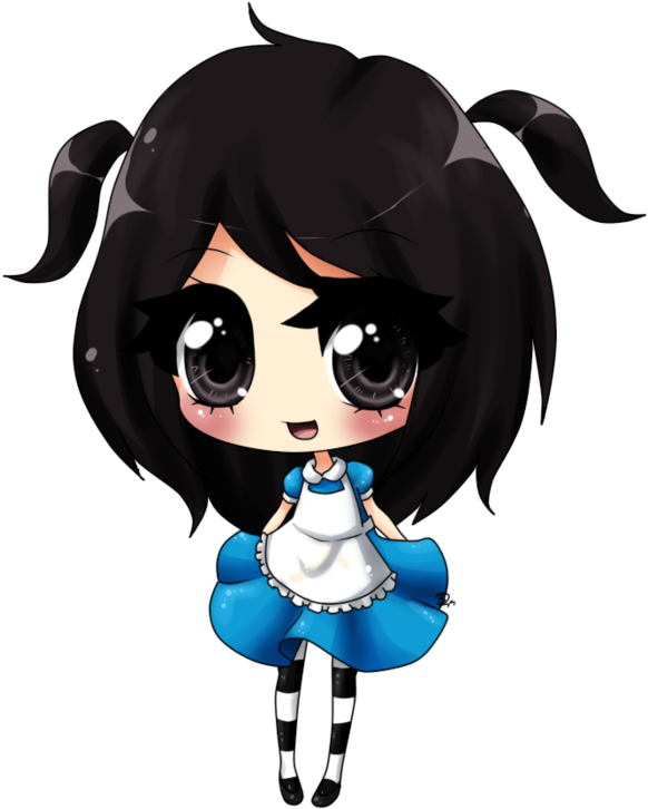 ~é Só Isso, Espero Que Tenham Gostado - Niña Kawaii Png (600x746)