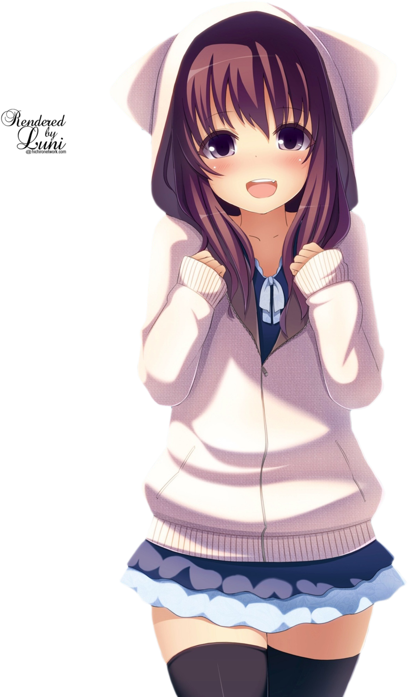 Anime Render Girl By Lunixxa - Anime Render Girl By Lunixxa (1024x1448)