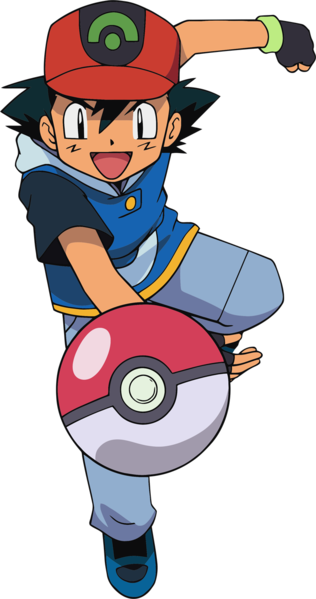 Characters / Pokémon Anime - Ash Pokemon (316x599)