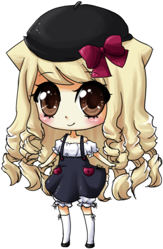 Não É Uma Mais Fofa Que A Outra - Bonequinhas Kawaii Png (400x533)