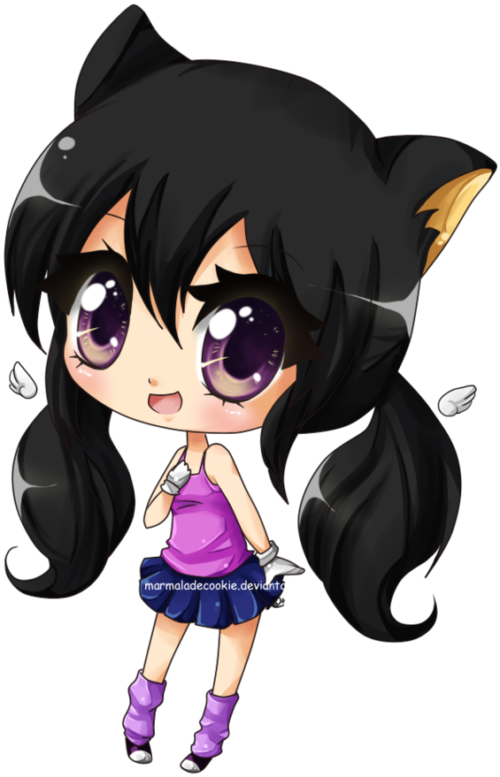 Adesivos Unhas - Bonequinhas Kawaii Png (600x907)