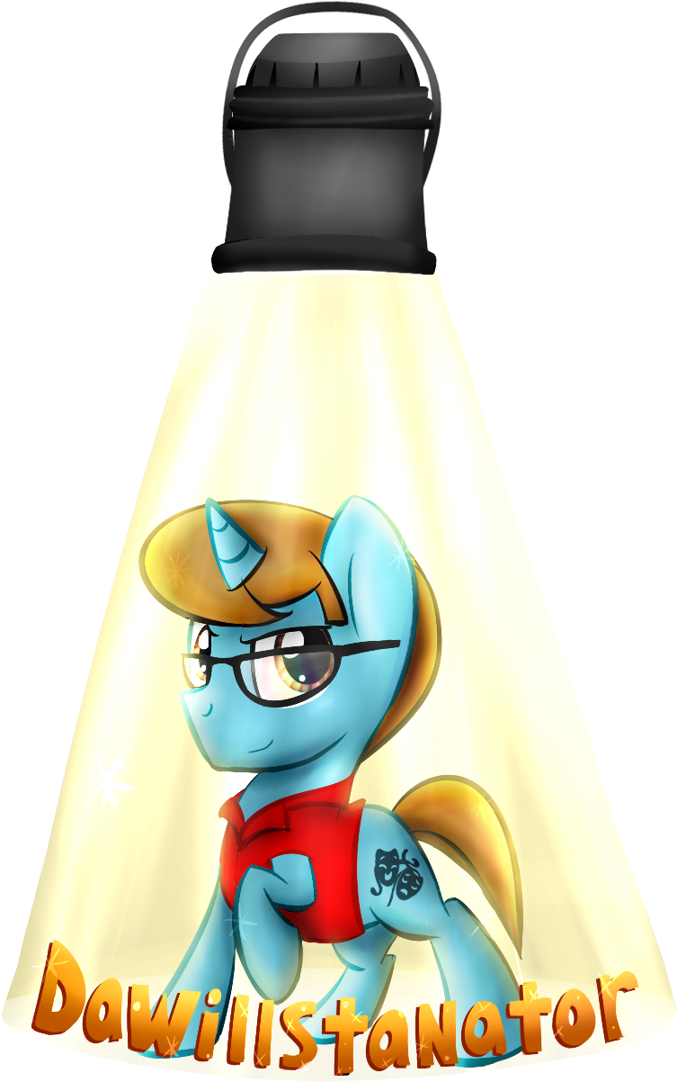 Littleblackraencloud Dawillstanator Bronycon Badge - Cartoon (1000x1221)