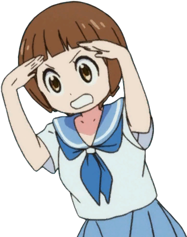 Thus Is The Life Of A Harem Anime/manga, I Get Chills - Mako Kill La Kill Png (512x512)