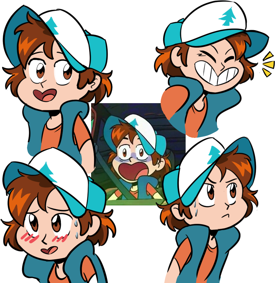 Dipper Pines Mabel Pines Social Group Cartoon Male - Dipper Gravity Falls Anime (1000x1000)