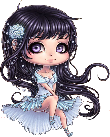 Bonequinhas Kawaii Com Fundos Transparentes Png Lindas - Imagens Com O Fundo Transparente Png Anime (387x499)