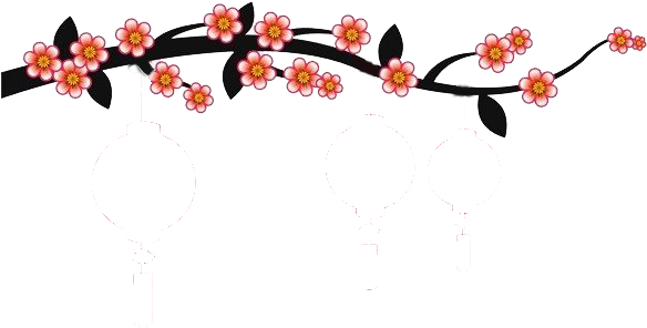 Buffet Breakfast - Chinese Lantern White Background (600x367)