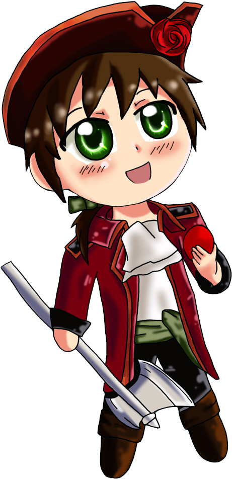 Yuki-natsumi 97 34 Chibi Pirate Spain By Tealhikari - Drawing (550x1014)