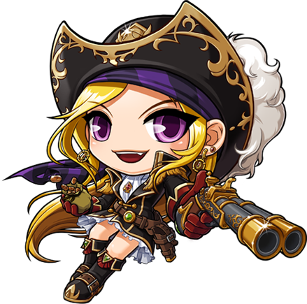 Kawaii Chibianime - Maplestory Pirate (439x435)