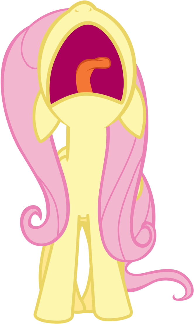 Fluttershy Yelling By Tardifice - Vector Yelling Mlp (703x1135)