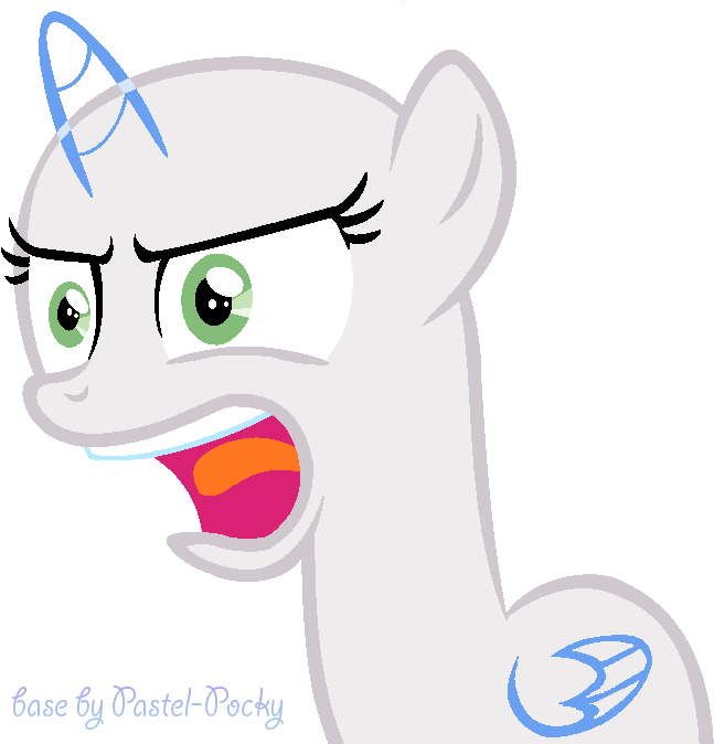 I'm Not Yelling - Mlp Screaming Bases (670x674)