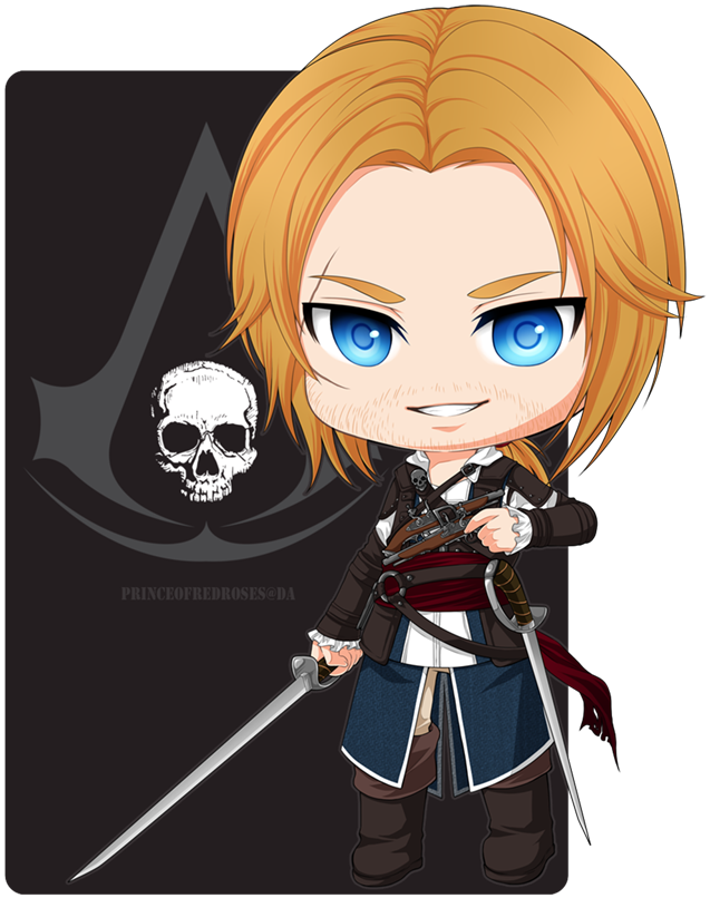Chibi Assassins Creed Edward Download - Assassin's Creed (694x833)