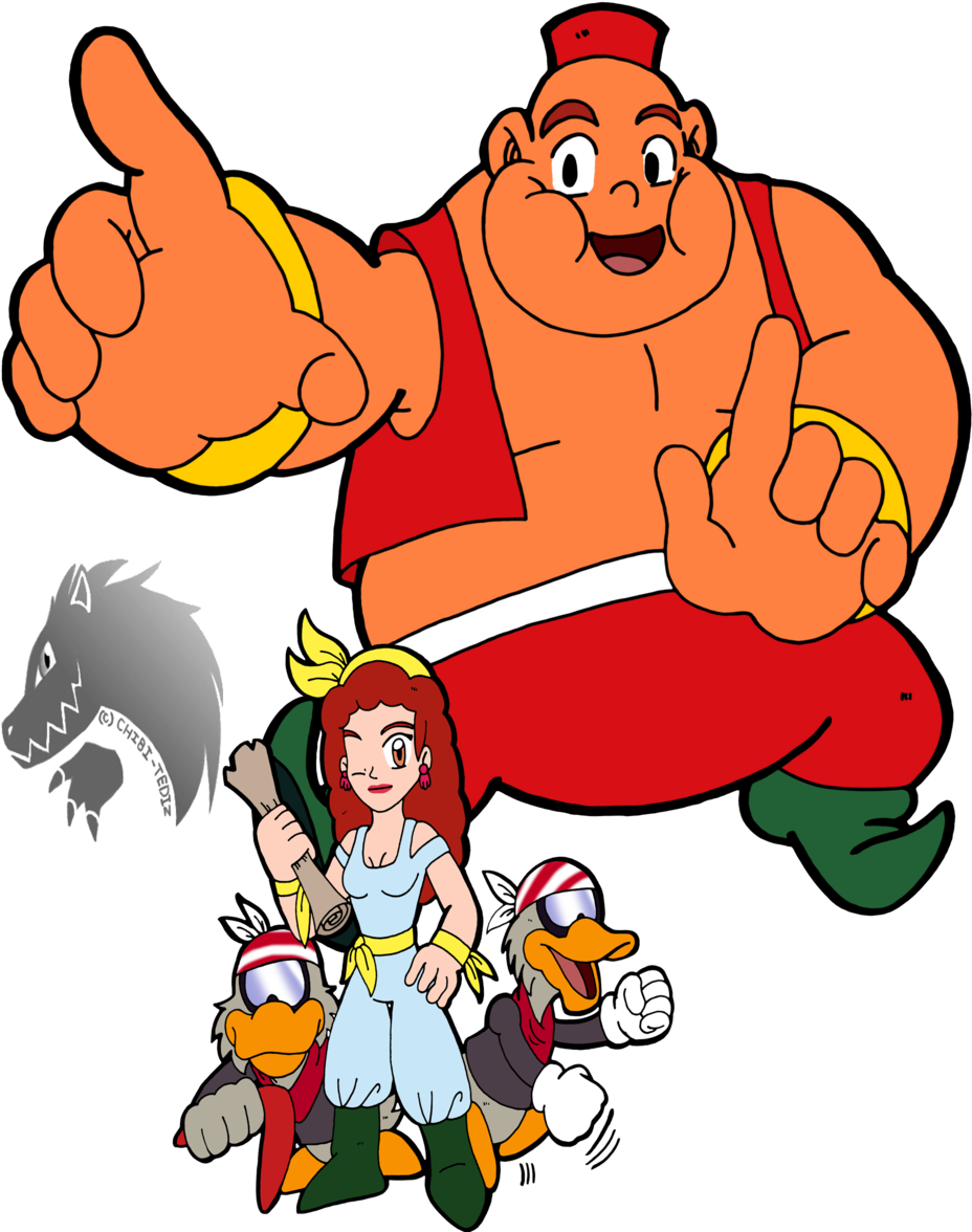 Commission Captain Syrup And Pirate Crew By Chibi - Wario Land Captain Syrup (1024x1199)