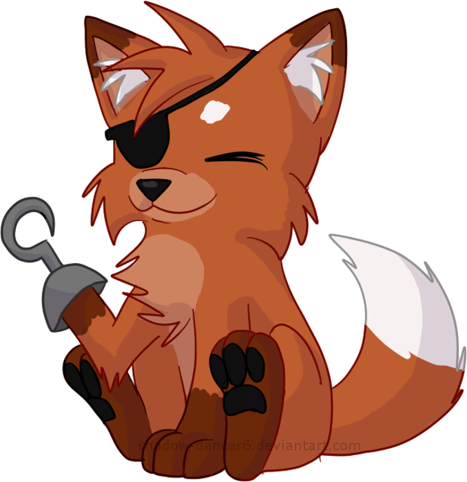 How To Draw A Chibi Christmas Elf Step By Step Chibis - Foxy The Pirate Fox Chibi (678x700)